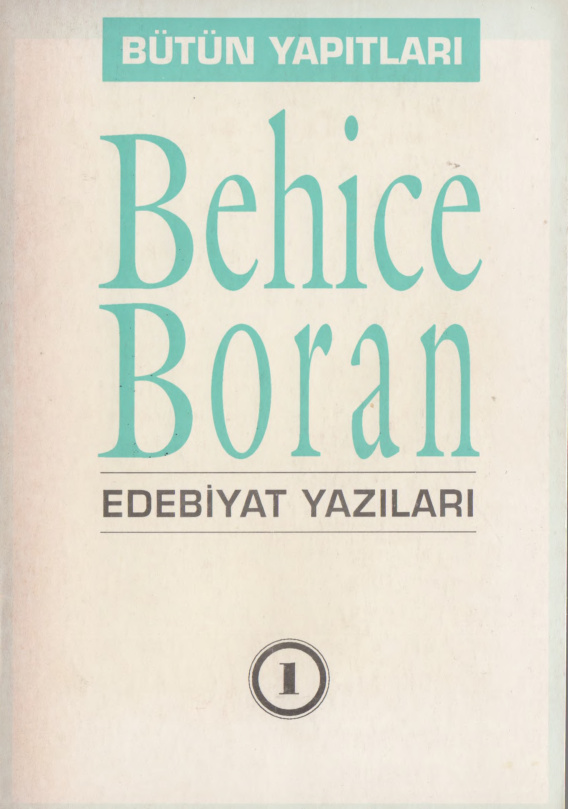 Edebiyat Yazıları: Cilt I PDF – Behice Boran