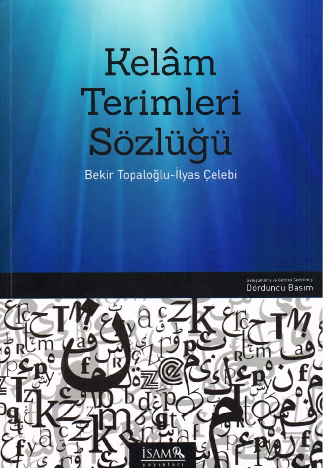 Kelam Terimleri Sözlüğü PDF – Bekir Topaloğlu, İlyas Çelebi