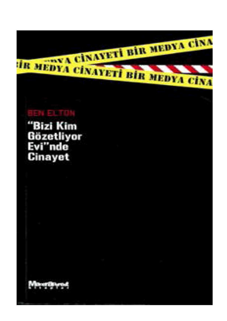 Biri Bizi Gözetliyor Evinde Cinayet PDF – Ben Elton
