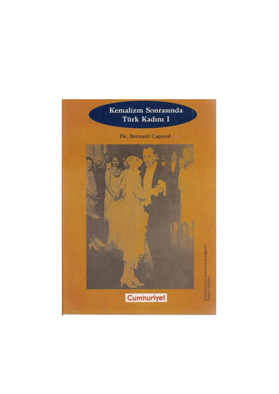 Kemalizm Sonrasında Türk Kadını: 1 PDF – Bernard Caporal