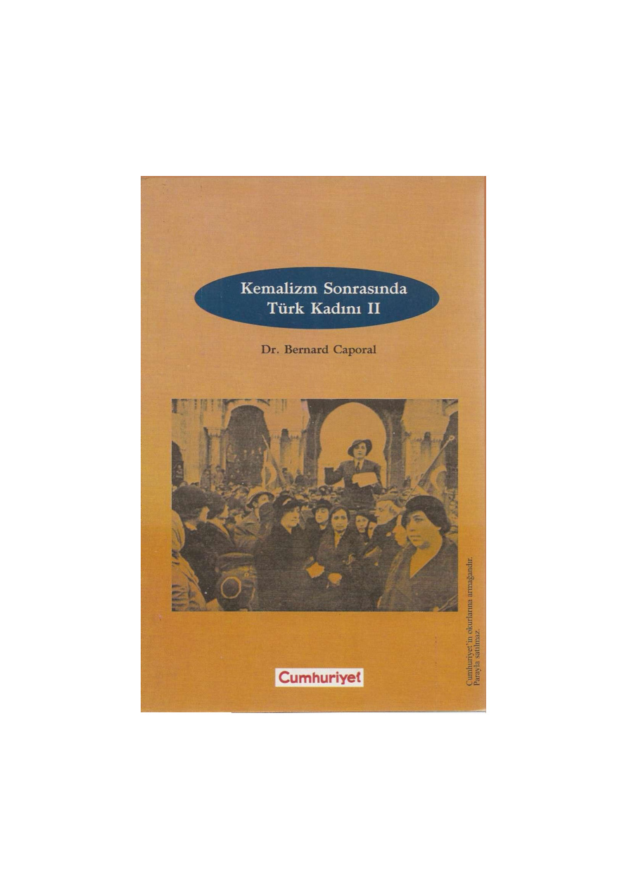 Kemalizm Sonrasında Türk Kadını: 2 PDF – Bernard Caporal