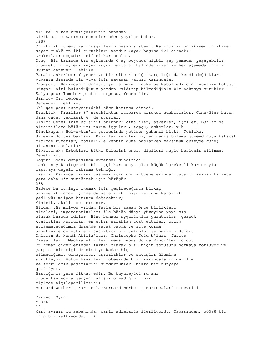 Karıncaların Devrimi 2 PDF – Bernard Werber