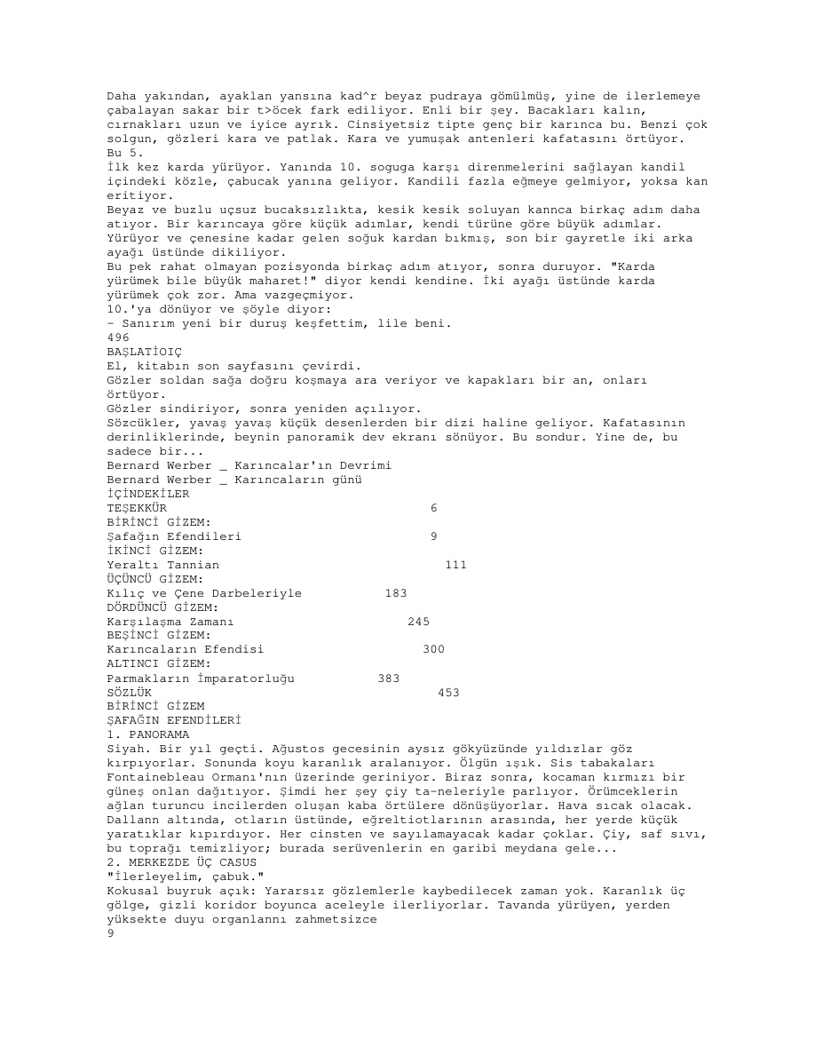 Karıncaların Günü PDF – Bernard Werber
