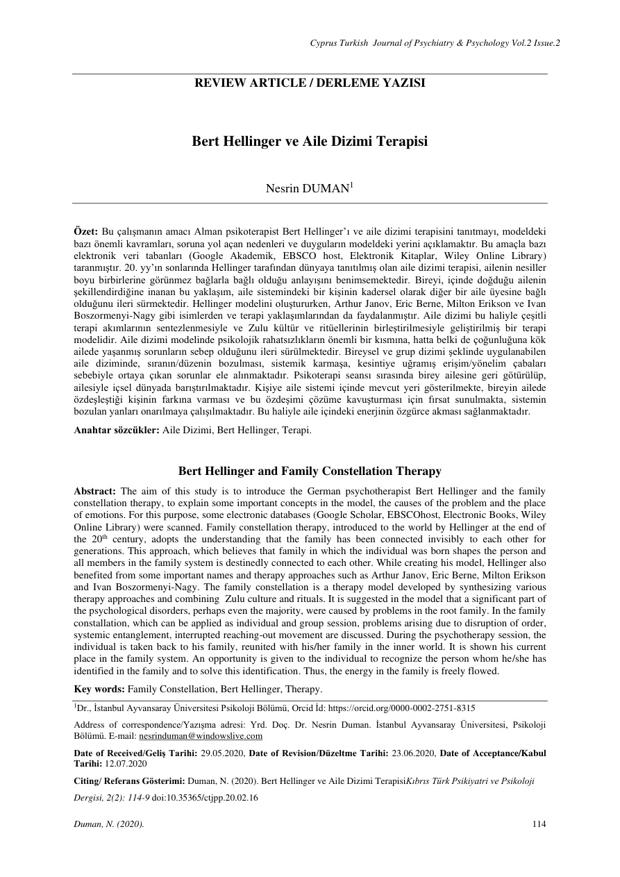 Bert Hellinger ve Aile Dizimi Terapisi PDF – Kolektif / İnceleme