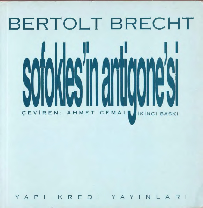 Sofokles’in Antigone’si PDF – Bertolt Brecht