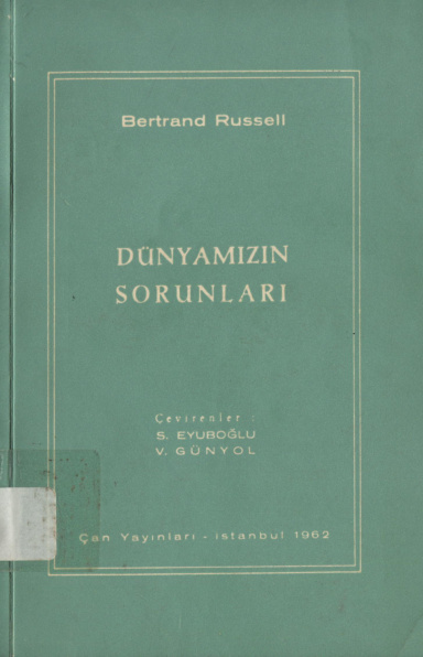 Dünyamızın Sorunları (Çan Yayınları) PDF – Bertrand Russell