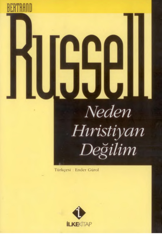 Neden Hıristiyan Değilim PDF – Bertrand Russell