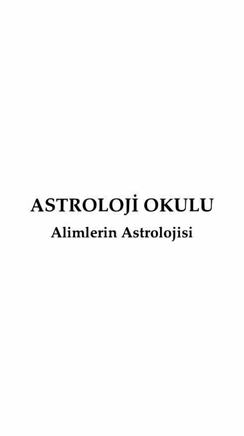 Astroloji Okulu PDF – Öner Döşer