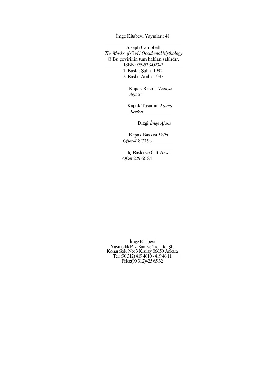 Batı Mitolojisi PDF - Joseph Campbell 1 Batı Mitolojisi PDF – Joseph Campbell