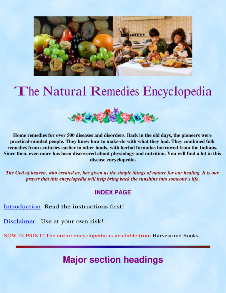 0 Natural remedies encyc 1 Kitap Kapağı