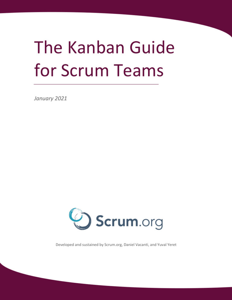 The 2021 Kanban Guide PDF - Kanban University / Community 1 01 2021 Kanban Guide Kitap Kapağı