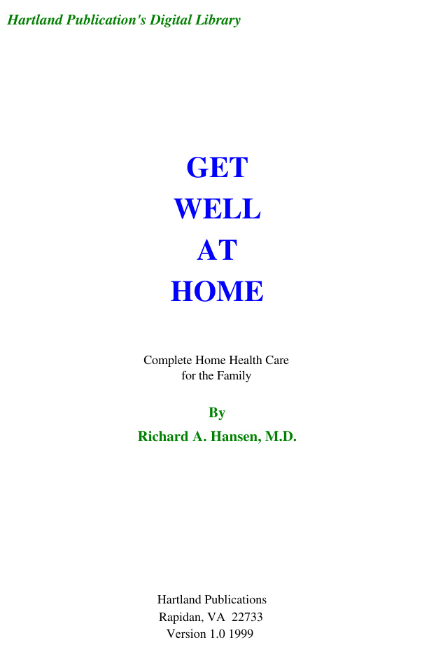 Get Well at Home PDF – Unknown