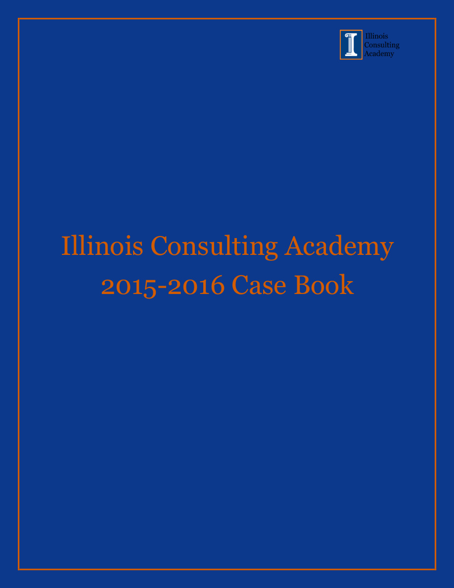 Illinois Gies Case Book 2015 PDF – University of Illinois