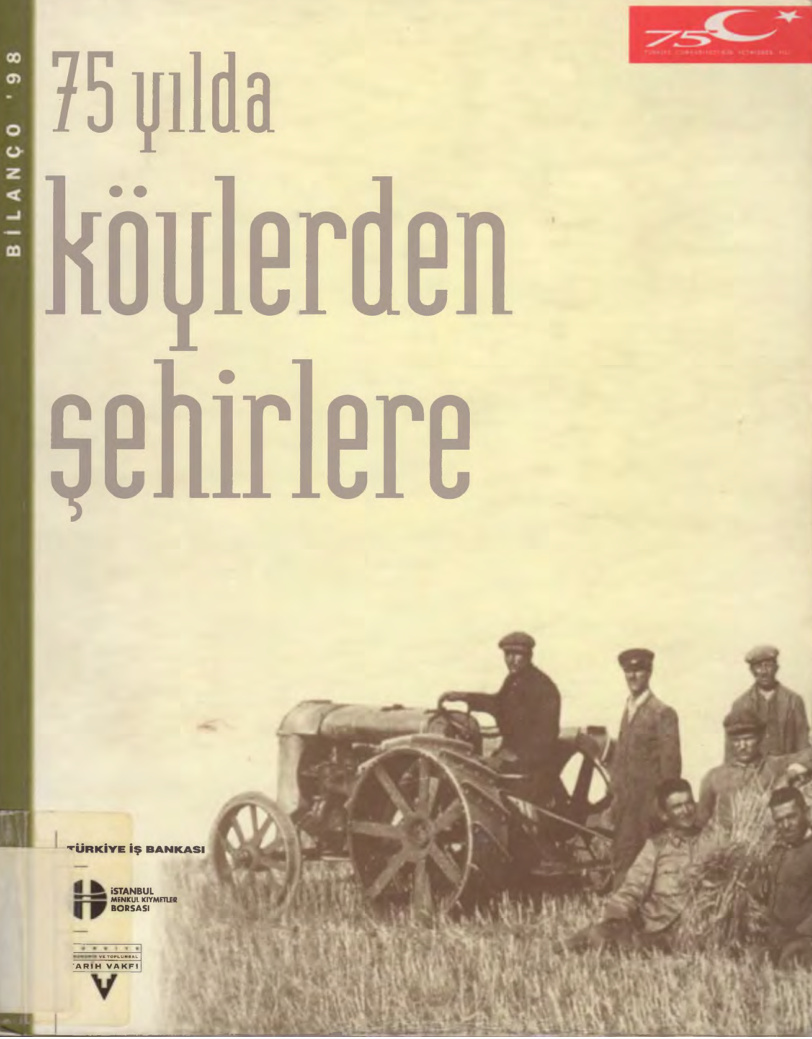 75 Yılda Köylerden Şehirlere Tarih Vakfı Yurt Yayınları Kitap Kapağı