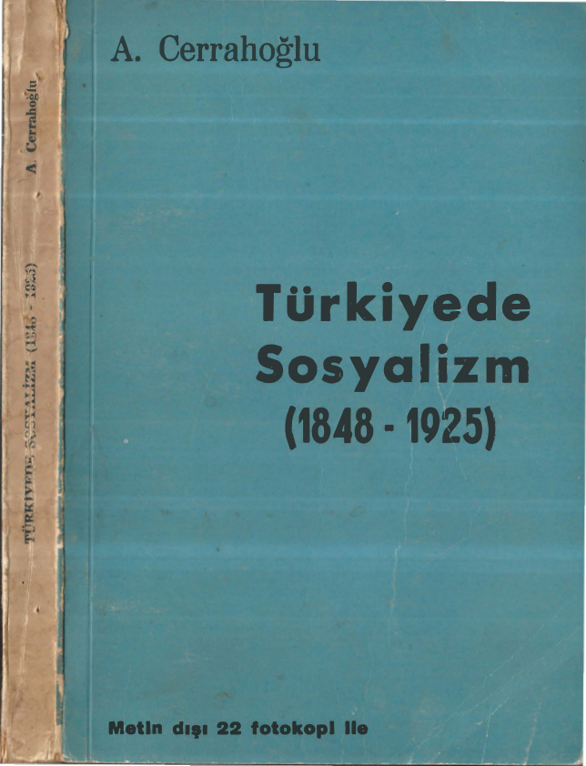 Türkiyede Sosyalizm 1848-1925 PDF – A. Cerrahoğlu (Kerim Sadi)