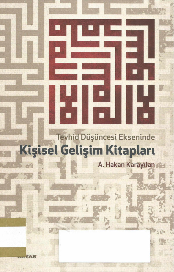Tevhid Düşüncesi Ekseninde Kişisel Gelişim Kitapları PDF – A. Hakan Karayılan