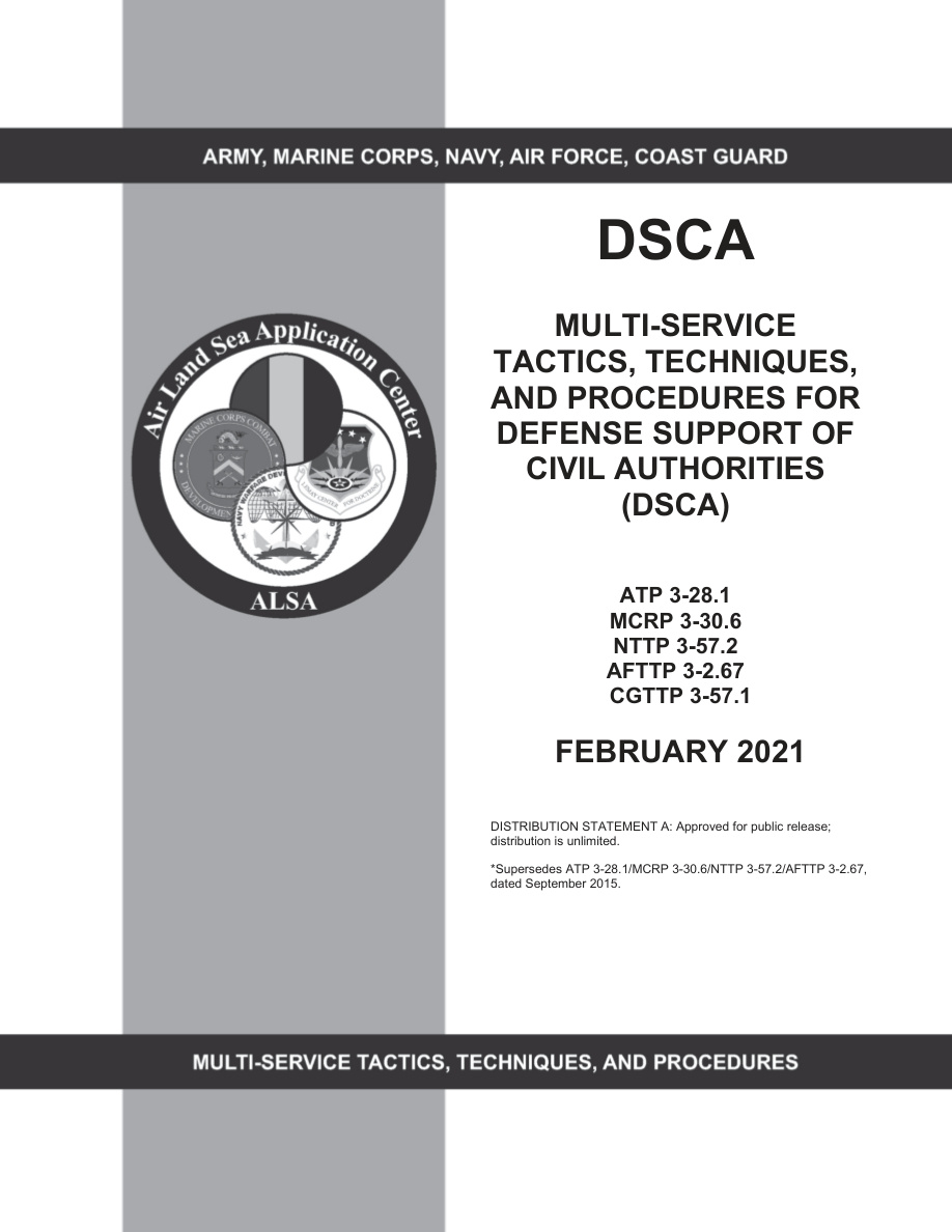 ATP 3-28.1: Defense Support of Civil Authorities PDF – Department of the Army