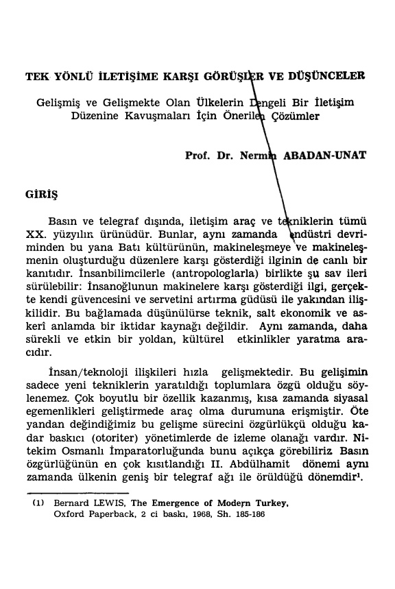AÜSBF Yıllık 1974-1976 (Nermin Abadan Unat Edisyonu) PDF – Kolektif