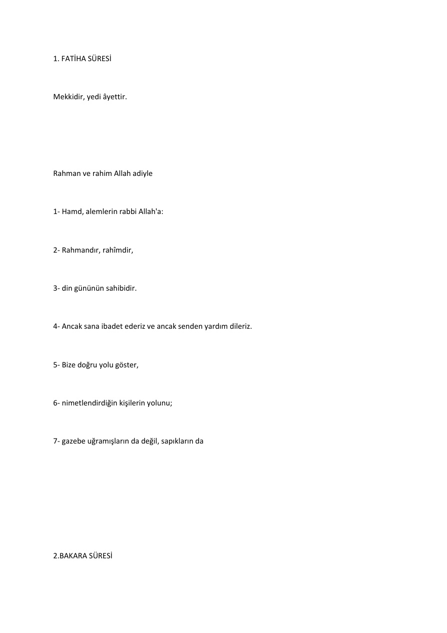 Kur’an-ı Kerim Meali PDF – Abdülbaki Gölpınarlı