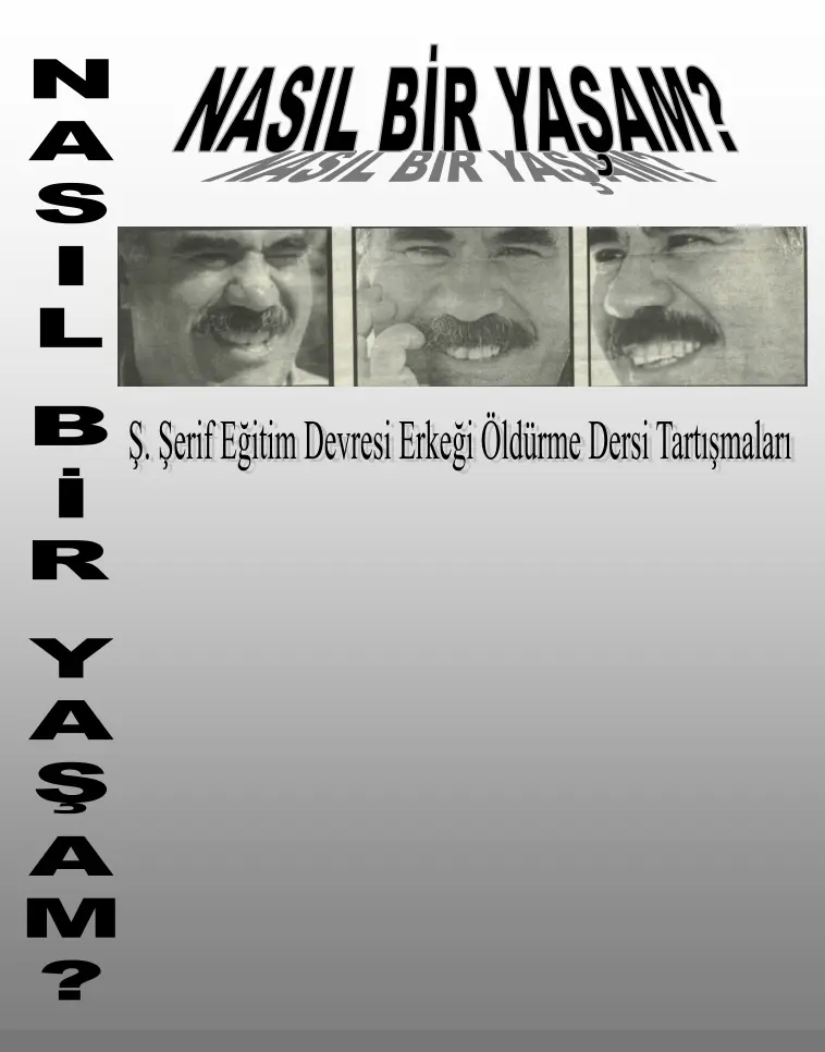 Abdullah Öcalan Erkeği Öldürmek Kitap Kapağı