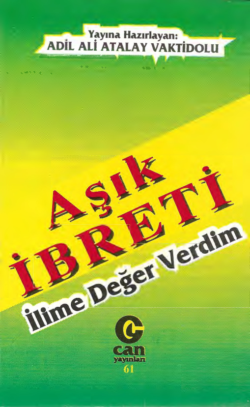 Âşık İbreti PDF – Adil Ali Atalay