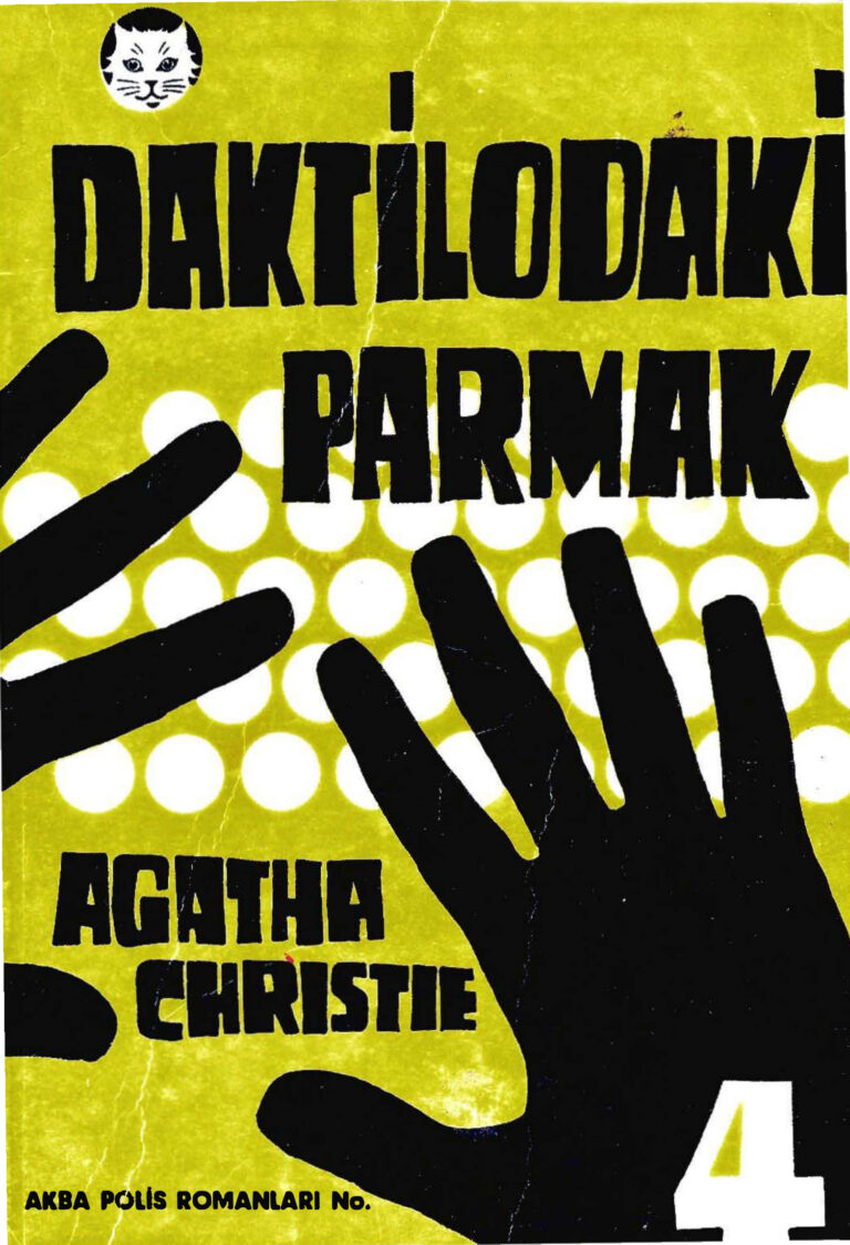 Agatha Christie Daktilodaki Parmak Akba Yayınları Kitap Kapağı