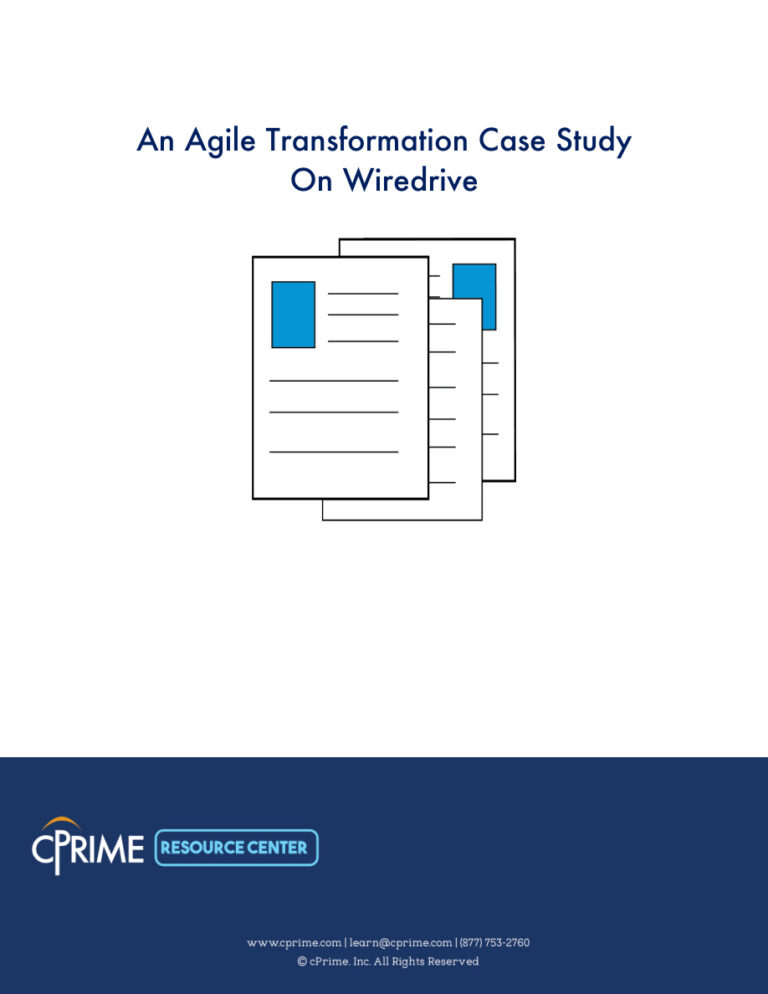 Agile Case Study Wiredrive cPrime Kitap Kapağı
