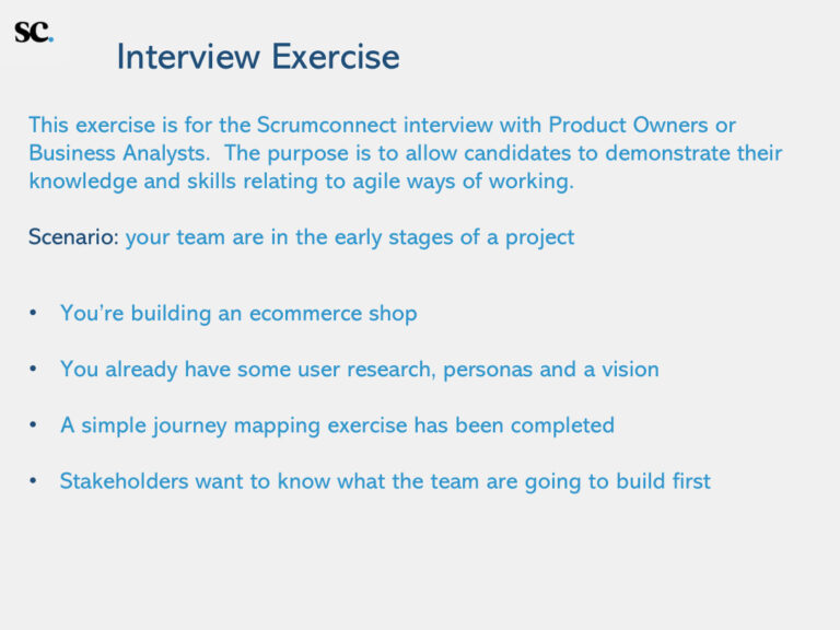 Agile Interview Exercise PO BA Kitap Kapağı
