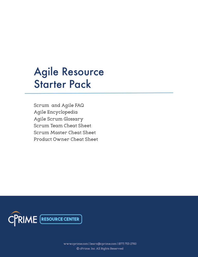 Agile Starter Package Resource Center Kitap Kapağı