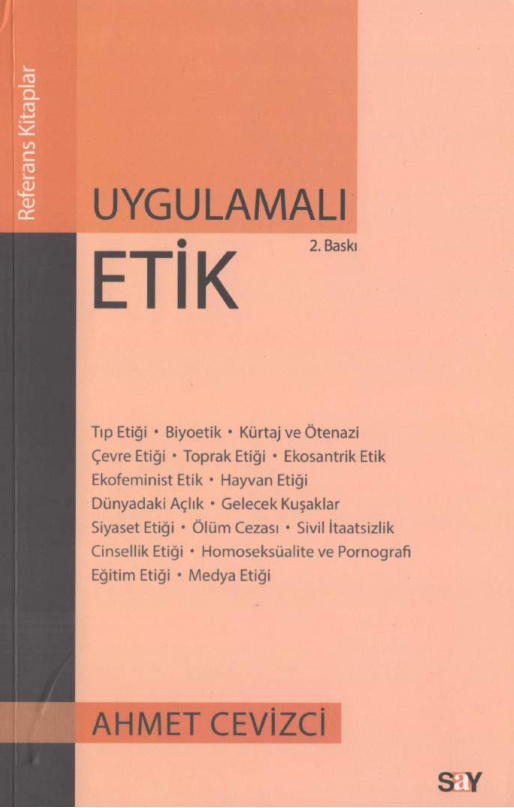 Uygulamalı Etik PDF – Ahmet Cevizci