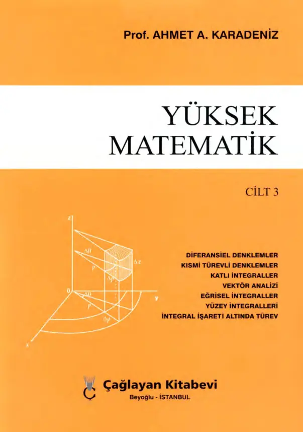 Yüksek Matematik 3 PDF – Ahmet Karadeniz