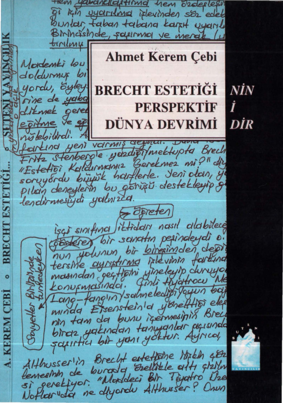 Brecht Estetiği’nin Perspektif’i Dünya Devrimi’dir PDF – Ahmet Kerem Çebi