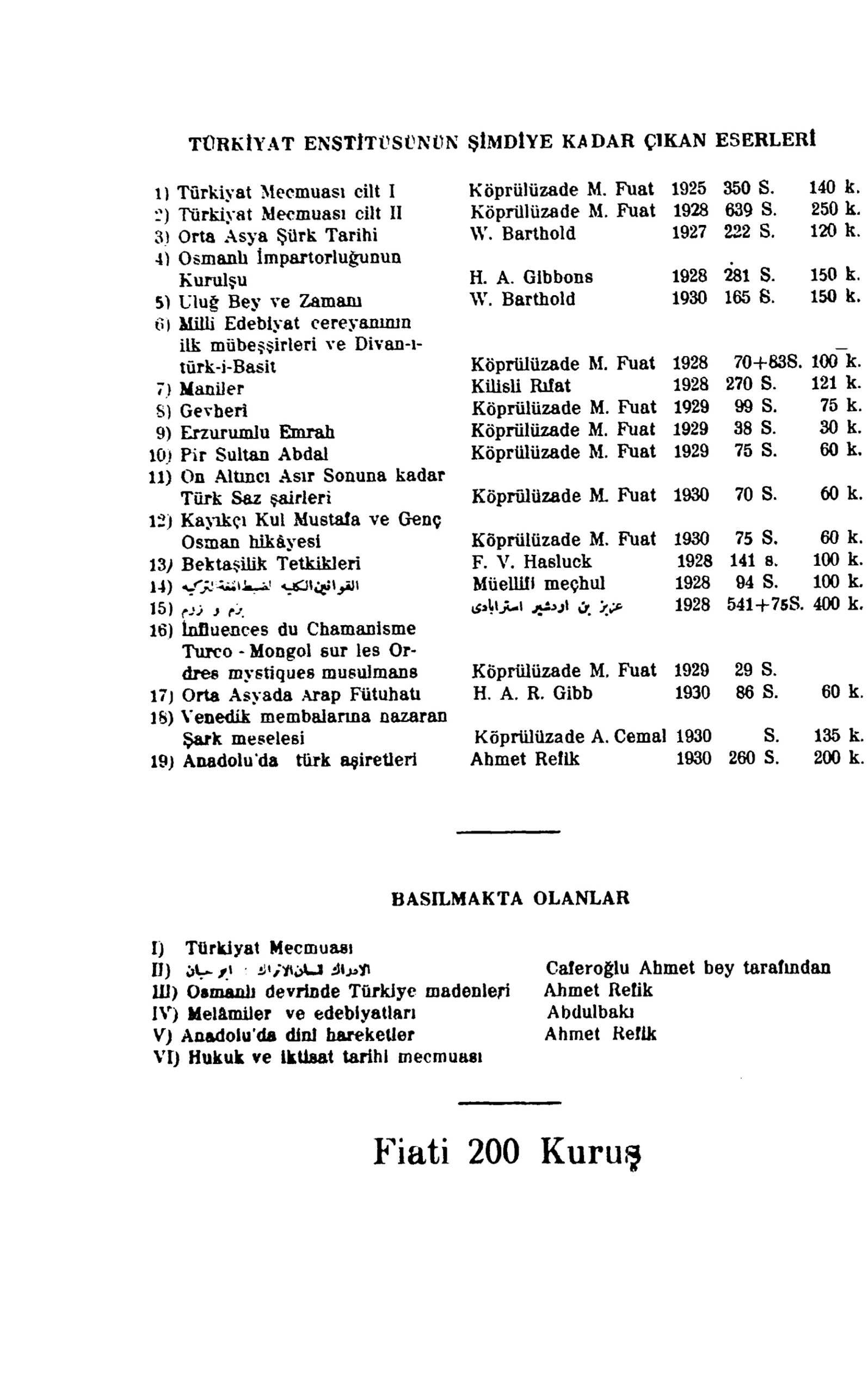 Ahmet Refik Anadoluda Türk Aşiretleri 966 1200 Kitap Kapağı