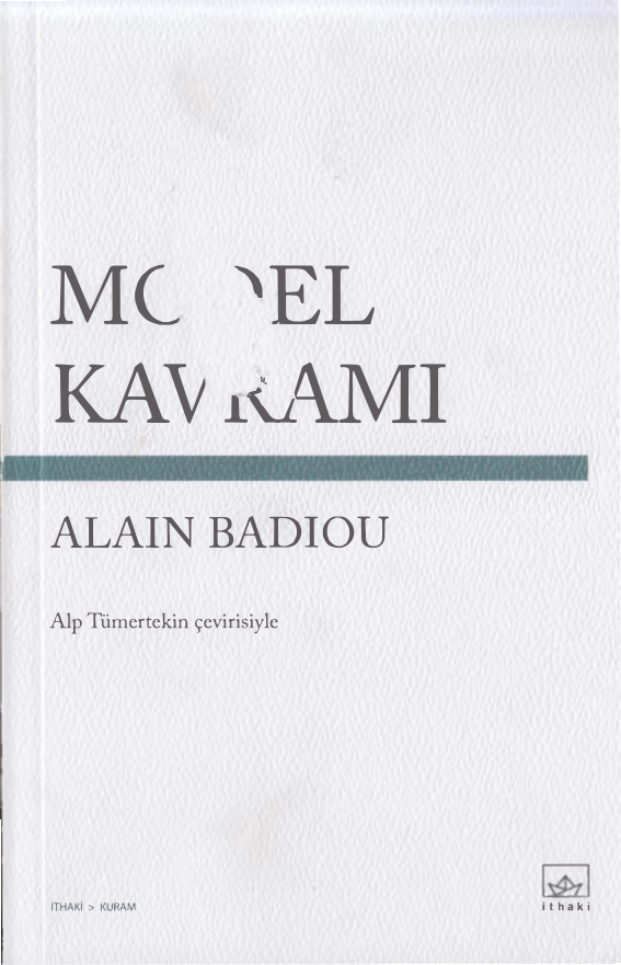 Model Kavramı PDF – Alain Badiou