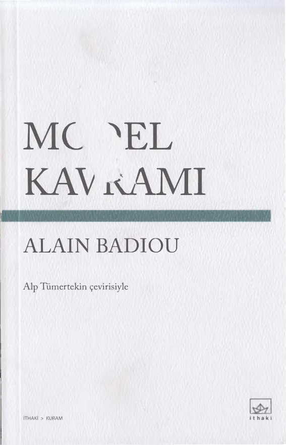 Model Kavramı PDF – Alain Badiou