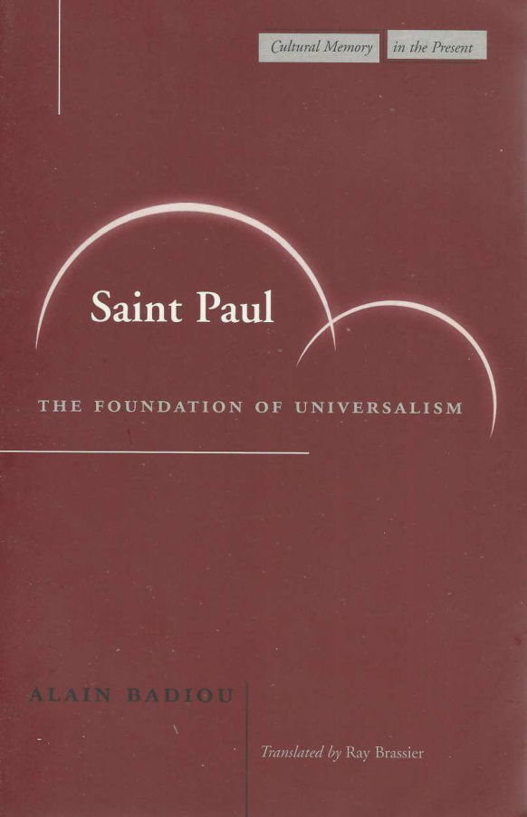 Saint Paul PDF – Alain Badiou