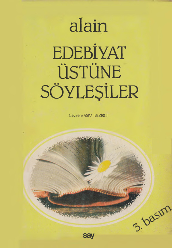 Edebiyat Üstüne Söyleşiler PDF – Alain (Emile Auguste Chartier)