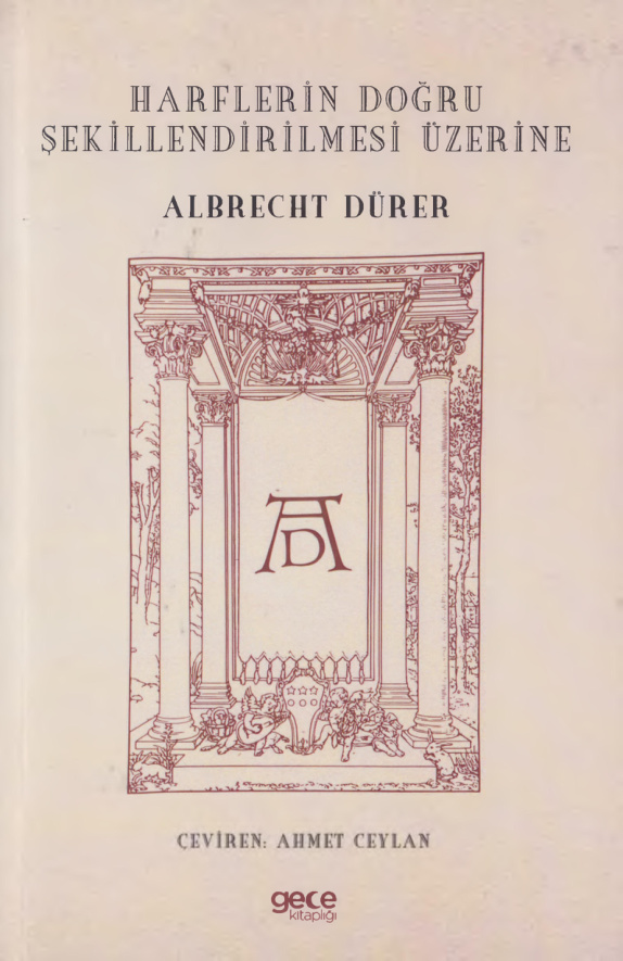 Harflerin Doğru Şekillendirilmesi Üzerine PDF – Albrecht Dürer