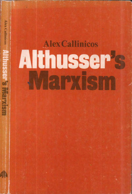 Althusser’s Marxism PDF – Alex Callinicos