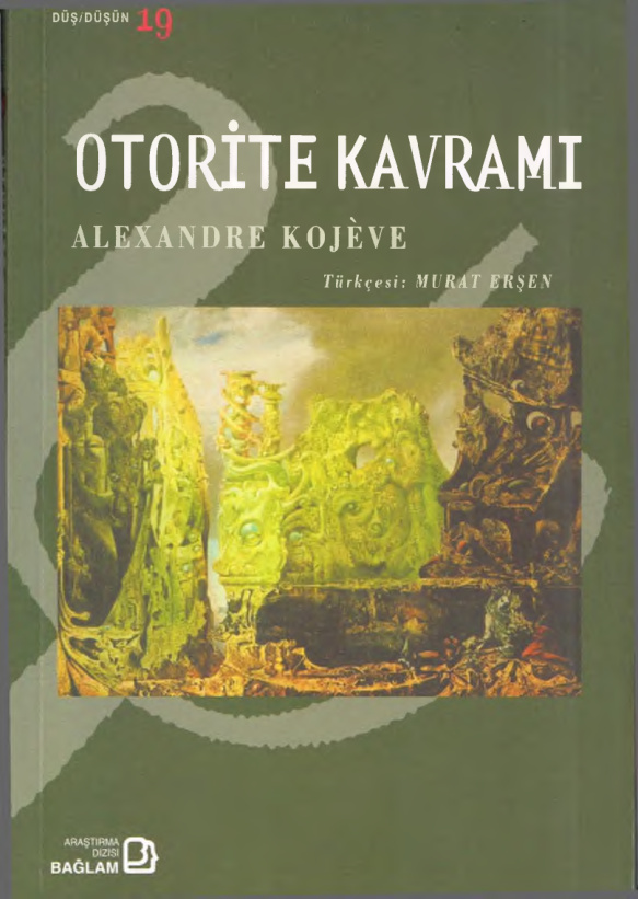 Otorite Kavramı (Bağlam) PDF – Alexandre Kojeve