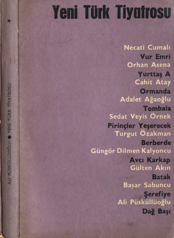 Yeni Türk Tiyatrosu Kısa Oyunlar Antolojisi PDF – Ali Püsküllüoğlu