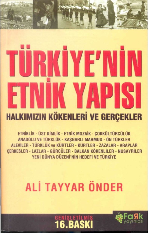 Türkiyeʼnin Etnik Yapısı Halkımızın Kökenleri ve Gerçekler PDF – Ali Tayyar Önder