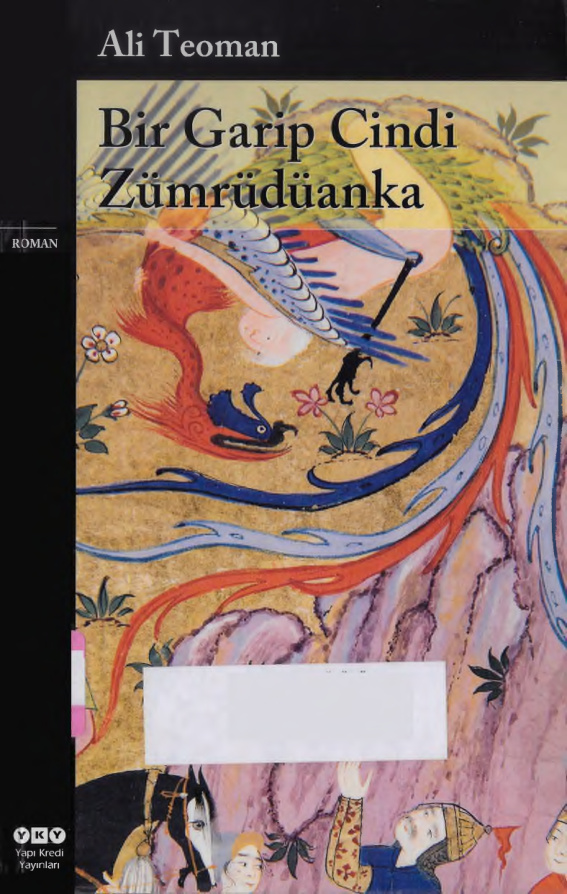Ali Teoman Bir Garip Cindi Zümrüdüanka YKY Kitap Kapağı