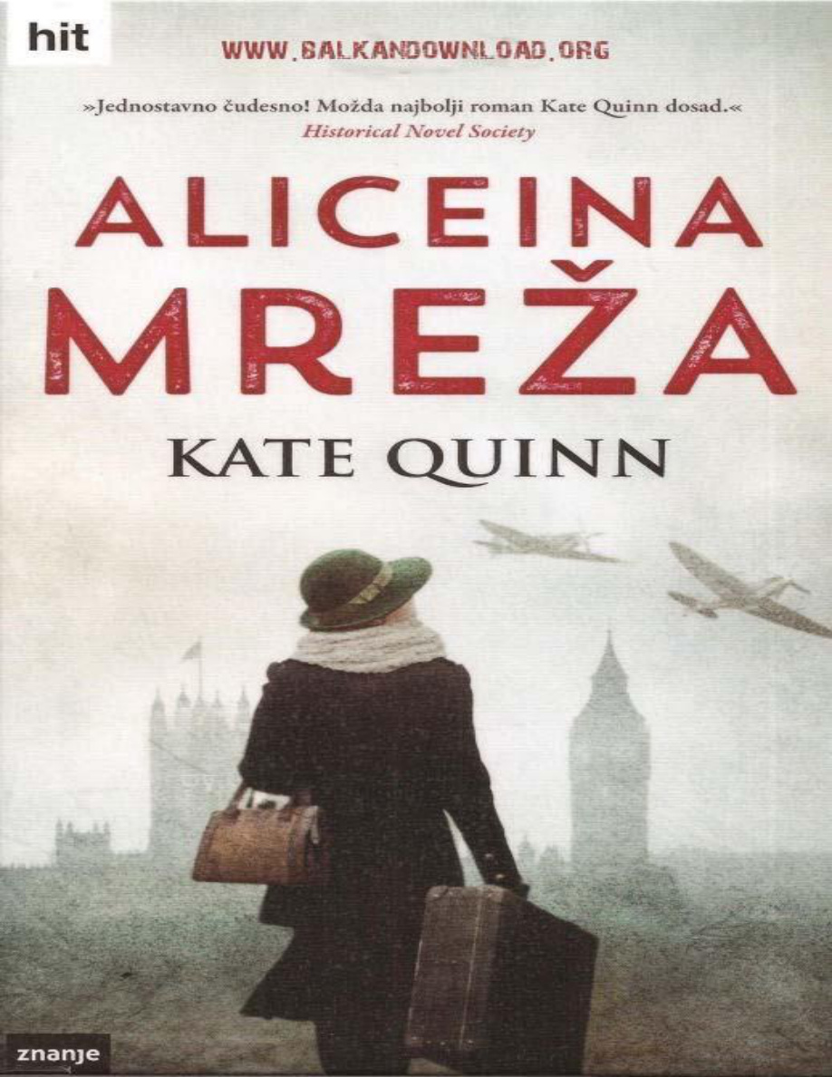 Aliceina mreza Croatian Edition Kate Quinn Kitap Kapağı