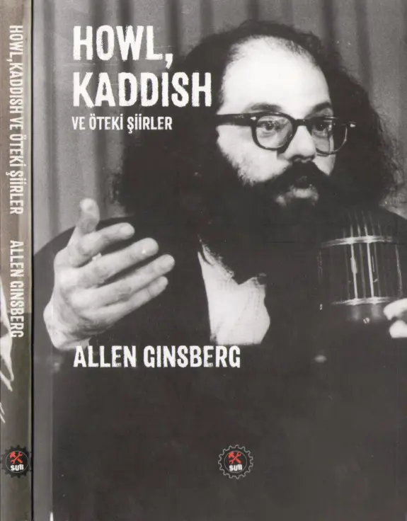 Allen Ginsberg Howl Kaddish ve Öteki Şiirler SUB Yayınları Kitap Kapağı