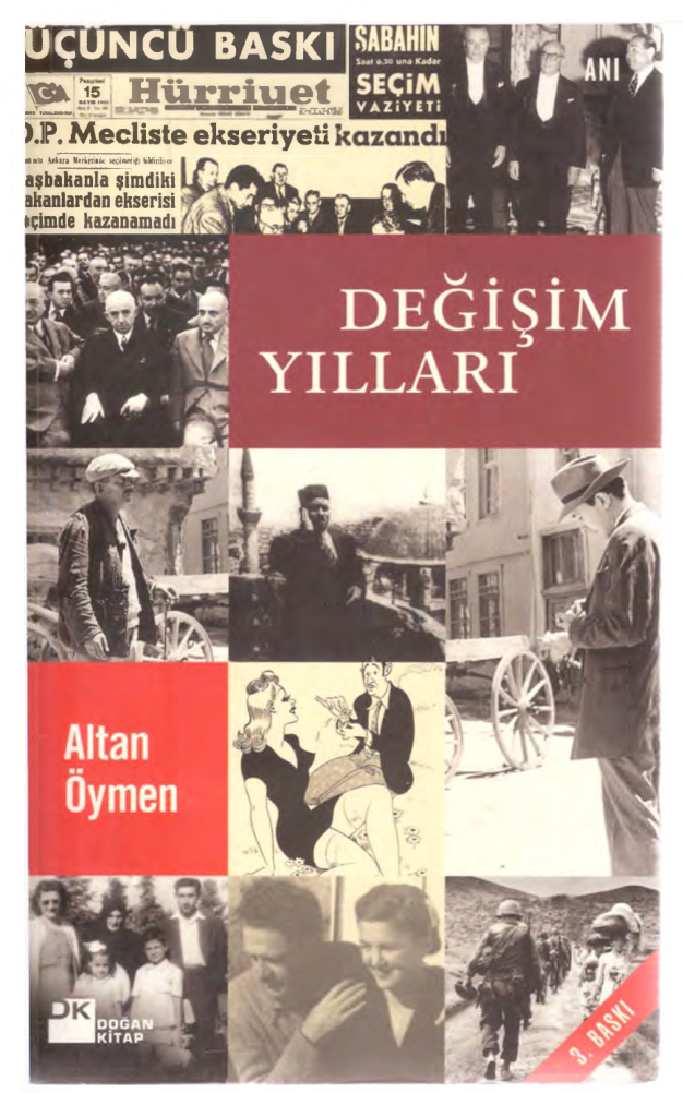 Altan Öymen Değişim Yılları Doğan Kitap Kitap Kapağı
