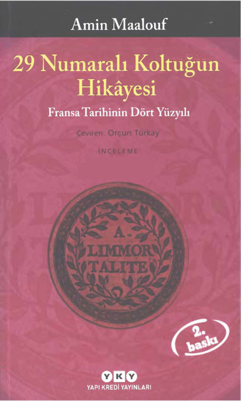 29 Numaralı Koltuğun Hikayesi PDF – Amin Maalouf