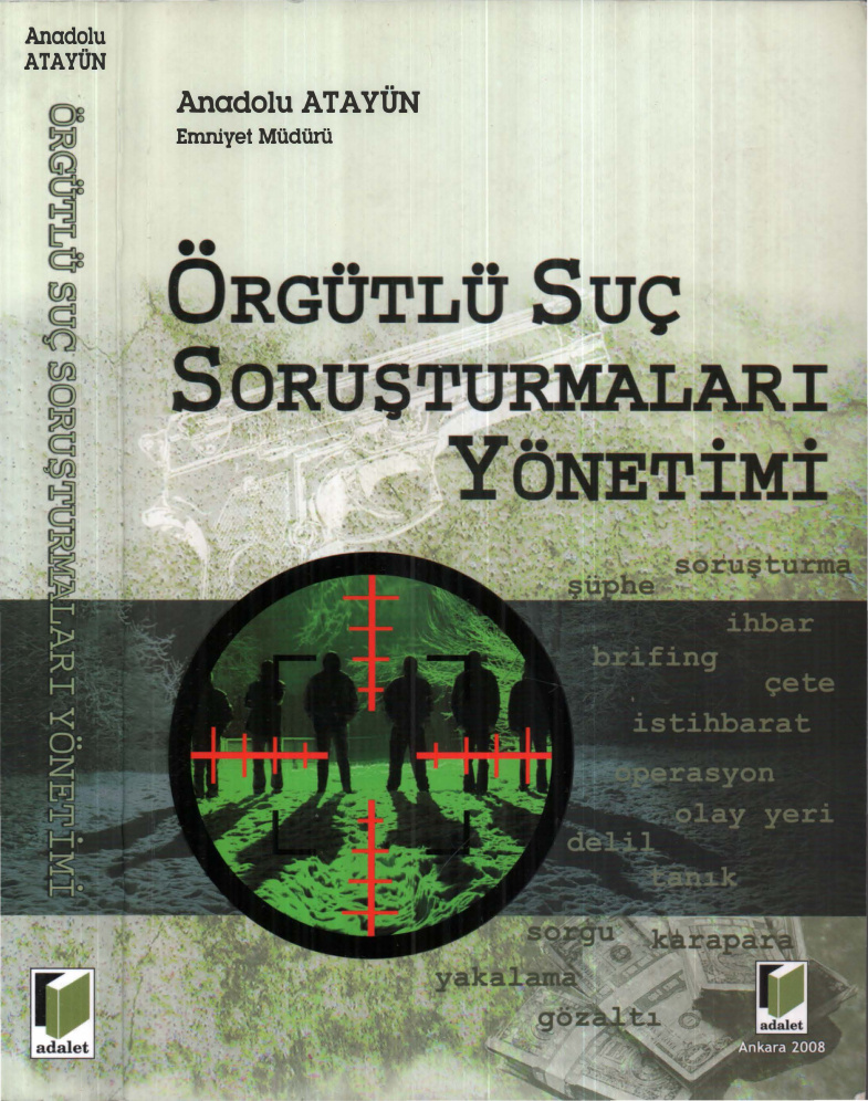 Örgütlü Suç Soruşturmaları Yönetimi PDF – Anadolu Atayün