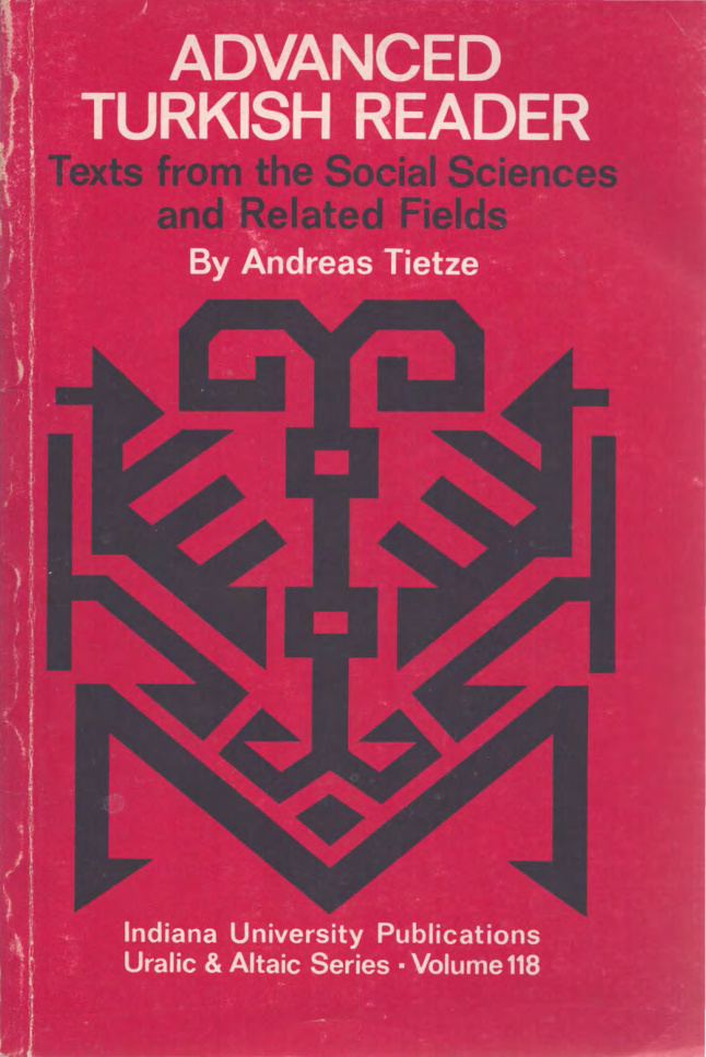 Advanced Turkish Reader PDF – Andreas Tietze