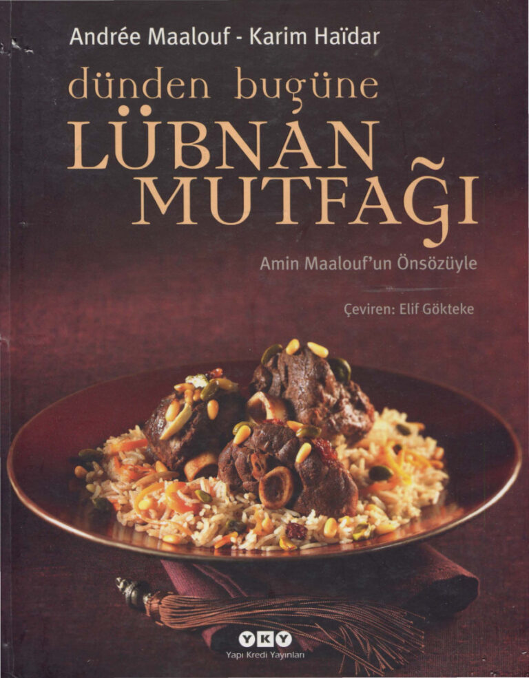 Andree Maalouf Kari Haidar Dünden Bugüne Lübnan Mutfağı YKY Kitap Kapağı